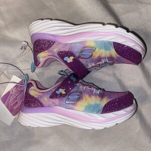 Colorful Skechers toddler size 8 Sneakers abie purple